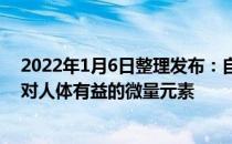 2022年1月6日整理发布：自然界中许多矿物宝石中都含有对人体有益的微量元素