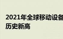 2021年全球移动设备使用量为3.8万亿小时创历史新高