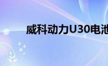 威科动力U30电池评测:经济型电源