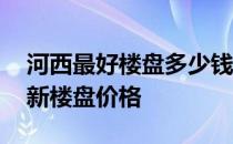 河西最好楼盘多少钱一平 求大神解答河西最新楼盘价格 