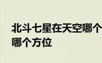 北斗七星在天空哪个方位 北斗七星在天空的哪个方位 