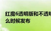 红魔6透明版和不透明哪个好 红魔6透明版什么时候发布 