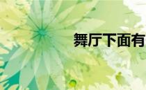 舞厅下面有一个游泳池