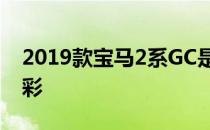 2019款宝马2系GC是一款相当漂亮的轿跑迷彩