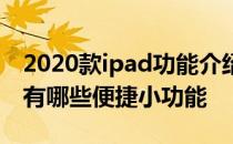 2020款ipad功能介绍 苹果iPadpro 2021款有哪些便捷小功能 