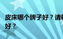 皮床哪个牌子好？请教神什么牌子的皮床比较好？