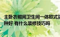 主卧衣帽间卫生间一体欧式简约 欧式主卧衣帽间装修效果哪种好 有什么装修技巧吗 