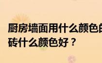 厨房墙面用什么颜色的砖最好？我想问厨房地砖什么颜色好？