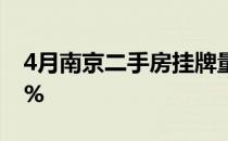 4月南京二手房挂牌量13507套 环比下降7.3%