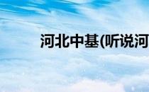 河北中基(听说河北中基成功攻甲)