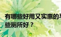 有哪些好用又实惠的马桶？想问一下国内有哪些厕所好？