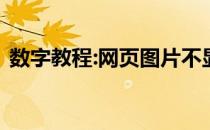 数字教程:网页图片不显示教你如何解决问题