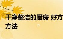 干净整洁的厨房 好方法 干净的厨房 四种收纳方法