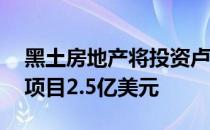 黑土房地产将投资卢比 Ahuja建筑公司孟买项目2.5亿美元