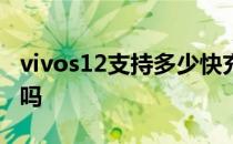 vivos12支持多少快充 vivoS12Pro支持快充吗 