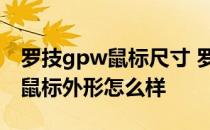 罗技gpw鼠标尺寸 罗技LIFT垂直人体工程学鼠标外形怎么样 