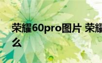 荣耀60pro图片 荣耀60pro最严重缺点是什么 