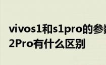 vivos1和s1pro的参数对比 vivos15Pro和s12Pro有什么区别 