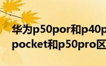 华为p50por和p40por有什么区别 华为p50pocket和p50pro区别是什么 