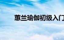 蕙兰瑜伽初级入门（蕙兰瑜伽初级）