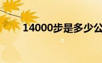 14000步是多少公里（14000认证）