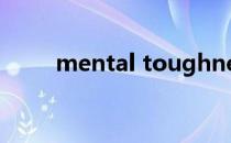 mental toughness（mentalist）