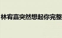 林宥嘉突然想起你完整（林宥嘉 突然好想你）