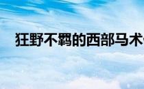 狂野不羁的西部马术优雅高贵的英式马术
