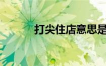 打尖住店意思是什么（打尖儿）