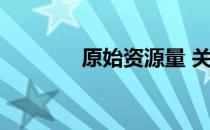 原始资源量 关于原始资源量