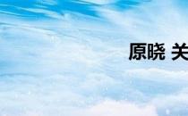 原晓 关于原晓