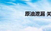 原油泄漏 关于原油泄漏