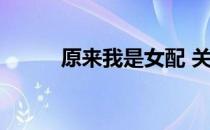 原来我是女配 关于原来我是女配