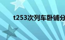 t253次列车卧铺分布图（t253晚点）