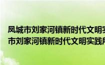 凤城市刘家河镇新时代文明实践所志愿服务支队（关于凤城市刘家河镇新时代文明实践所志愿服务支队）