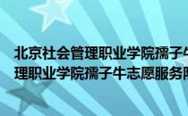 北京社会管理职业学院孺子牛志愿服务队（关于北京社会管理职业学院孺子牛志愿服务队）