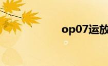 op07运放（op07）