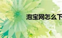 泡宝网怎么下载（泡宝网）