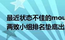 最近状态不佳的mousesports在赛事中两战两败小组排名垫底出局