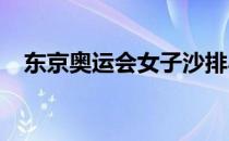 东京奥运会女子沙排小组赛展开首轮争夺