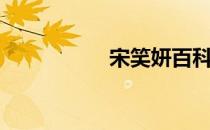 宋笑妍百科（宋笑妍）
