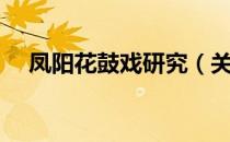 凤阳花鼓戏研究（关于凤阳花鼓戏研究）