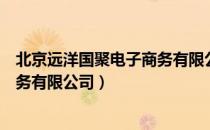 北京远洋国聚电子商务有限公司（关于北京远洋国聚电子商务有限公司）