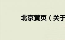 北京黄页（关于北京黄页简介）