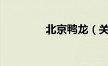 北京鸭龙（关于北京鸭龙）