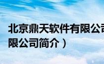 北京鼎天软件有限公司（关于北京鼎天软件有限公司简介）