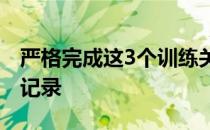 严格完成这3个训练关键点才能在冲线时创造记录