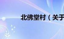 北佛堂村（关于北佛堂村简介）