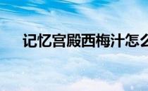 记忆宫殿西梅汁怎么样（记忆宫殿txt）