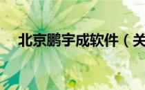北京鹏宇成软件（关于北京鹏宇成软件）